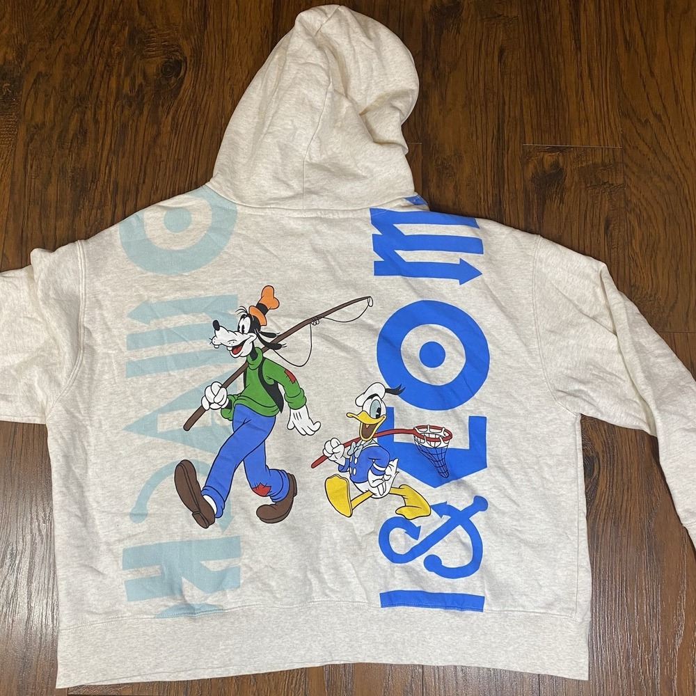 Disney Mickey Mouse and Friends Pullover Hoodie for Women Medium Mickey & Co.-